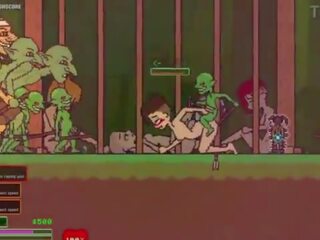 Captivity &vert; เวที 3 &vert; เปล่า หญิง survivor fights เธอ ทาง ตลอด มีอารมณ์ร่วม goblins แต่ fails และ ได้รับ ระยำ ยาก การกลืน liters ของ สำเร็จความใคร่ &vert; เฮนไท เกมส์ gameplay p3