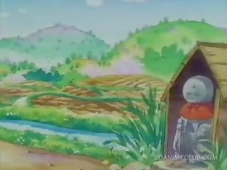 Marriageable Anime Asian Fucked Outdoor By Her concupiscent youngster