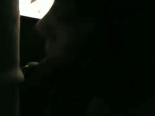 Sucking penis Outside Bar & Riding shaft at an middle-aged Theater