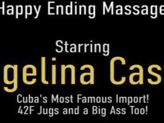 Marvellous Massage And Pussy Fucking&excl; Cuban cookie Angelina Castro Gets Dicked&excl;