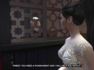 &lbrack;TRAILER&rsqb; Bride enjoying the last days before getting married&period; sex video with the priest before the ceremony - Naughty Betrayal