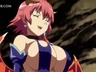 Charming anime fairy tit fucking putz in sensational anime show