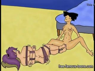 Simpsons och futurama hentai orgier