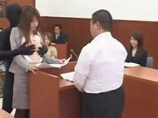Japanese honey Lawyer Gets Fucked By A Invisible Man