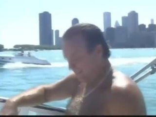 Public x rated video On A Boat