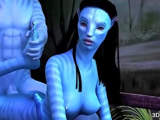 Avatar enchantress analno zajebal s velika modra gred