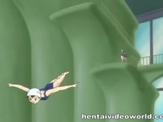 Hardcore dirty clip for a athletic cartoon mistress