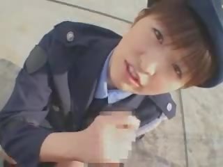 Giapponese femmina poliziotto pompino