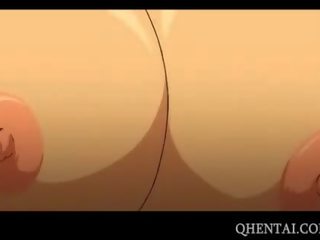 Hentai stunner bespringen johnson in een bubbelbad