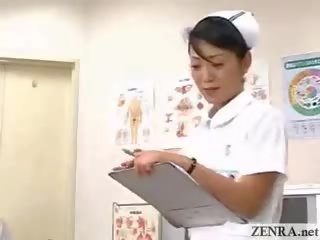 Observation 일 에 그만큼 일본의 간호사 더러운 비디오 병원